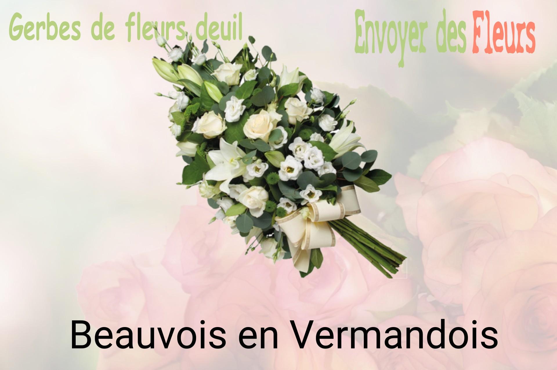 Gerbe de fleurs de deuil livrée à Beauvois-en-Vermandois